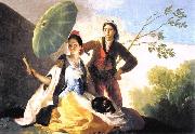 Francisco de Goya The Parasol painting